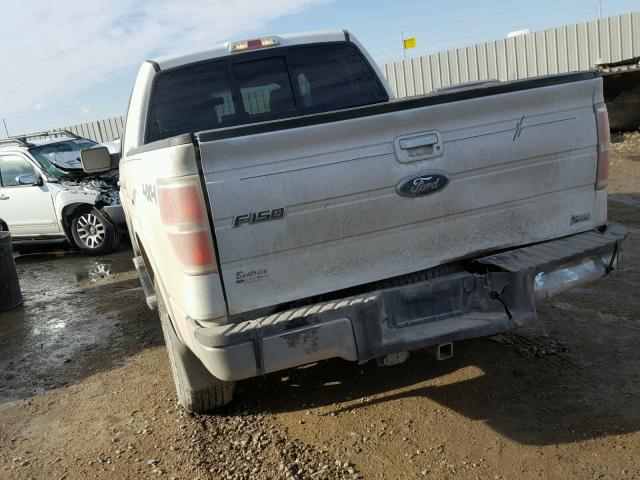 1FTFW1EV7AFD79225 - 2010 FORD F150 SUPER WHITE photo 3
