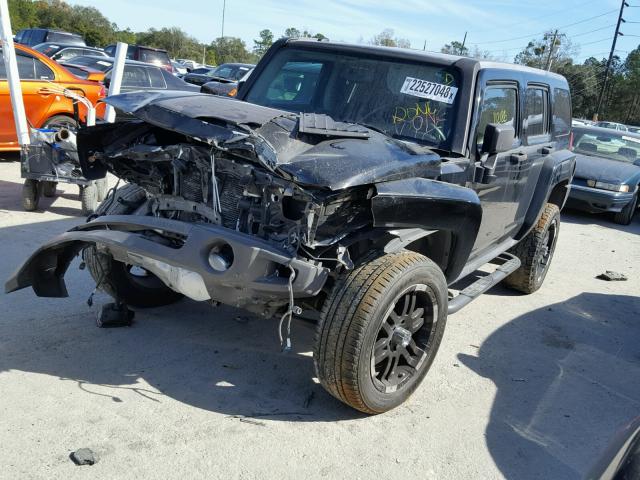 5GTEN13E488177905 - 2008 HUMMER H3 BLACK photo 2