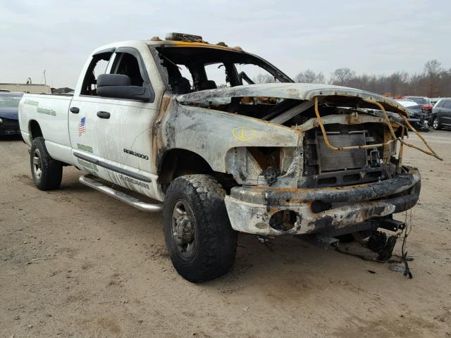 3D7KS28C35G708555 - 2005 DODGE RAM 2500 S WHITE photo 1