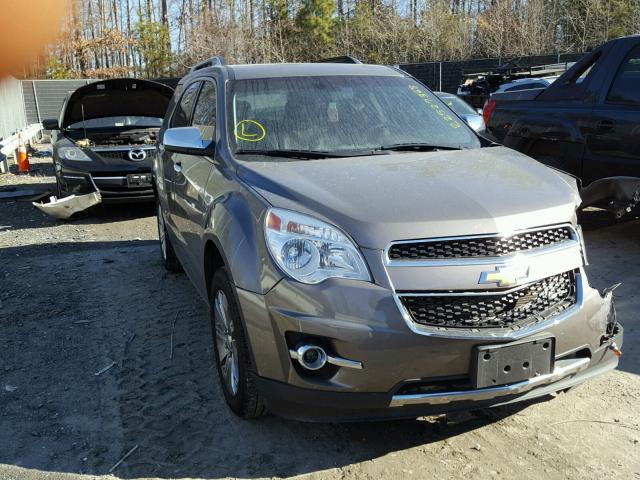 2CNFLPEY1A6381578 - 2010 CHEVROLET EQUINOX LT GRAY photo 1