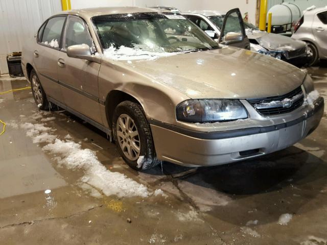 2G1WF52E939115553 - 2003 CHEVROLET IMPALA BEIGE photo 1