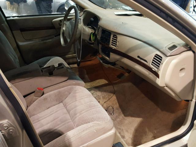 2G1WF52E939115553 - 2003 CHEVROLET IMPALA BEIGE photo 5