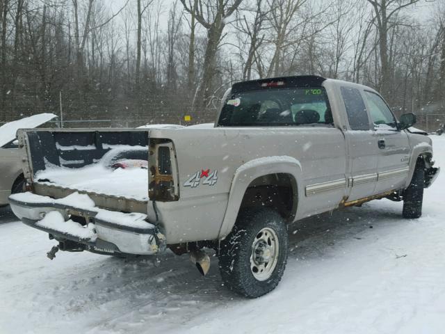 1GCHK29162E104731 - 2002 CHEVROLET SILVERADO BEIGE photo 4