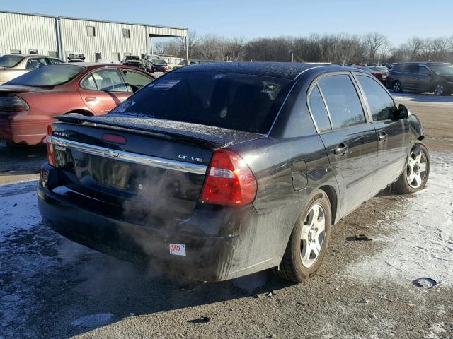 1G1ZU54835F251245 - 2005 CHEVROLET MALIBU LT BLACK photo 4