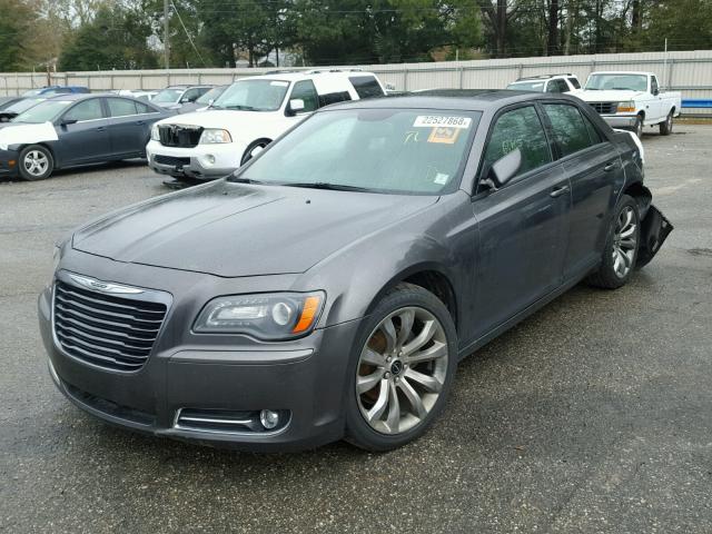 2C3CCABG9EH321045 - 2014 CHRYSLER 300 S GRAY photo 2