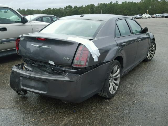 2C3CCABG9EH321045 - 2014 CHRYSLER 300 S GRAY photo 4