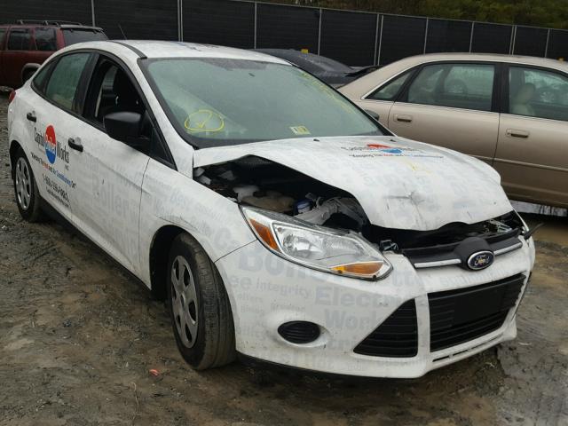 1FADP3E29EL285723 - 2014 FORD FOCUS S WHITE photo 1