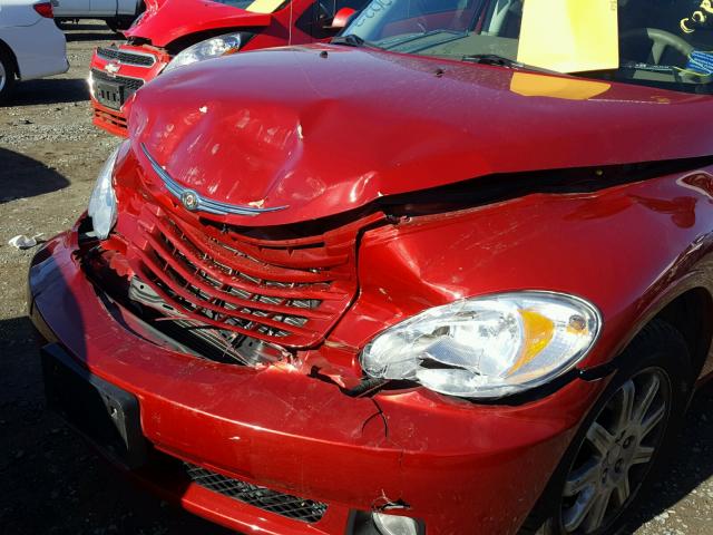 3A8FY58B18T117793 - 2008 CHRYSLER PT CRUISER RED photo 9