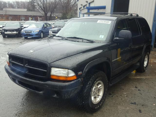 1B4HS28N1YF208452 - 2000 DODGE DURANGO BLACK photo 2