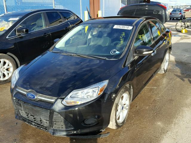 1FADP3F26DL332607 - 2013 FORD FOCUS SE BLACK photo 2