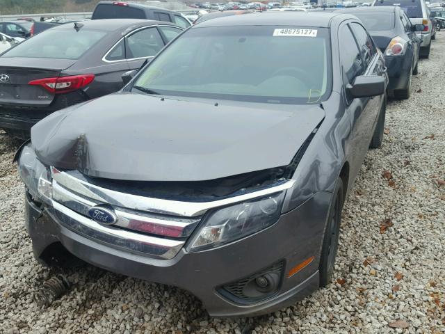 3FAHP0HA0AR405245 - 2010 FORD FUSION SE GRAY photo 2