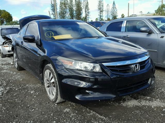 1HGCS1B31CA023551 - 2012 HONDA ACCORD LX BLACK photo 1