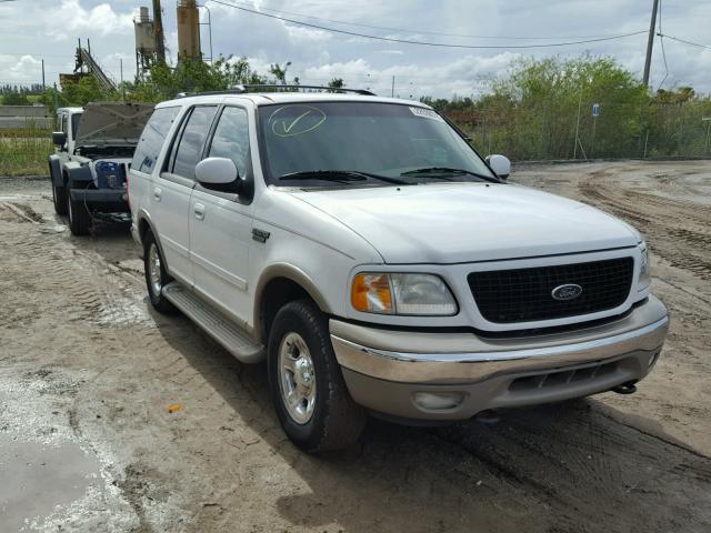 1FMFU18L11LB47359 - 2001 FORD EXPEDITION WHITE photo 1