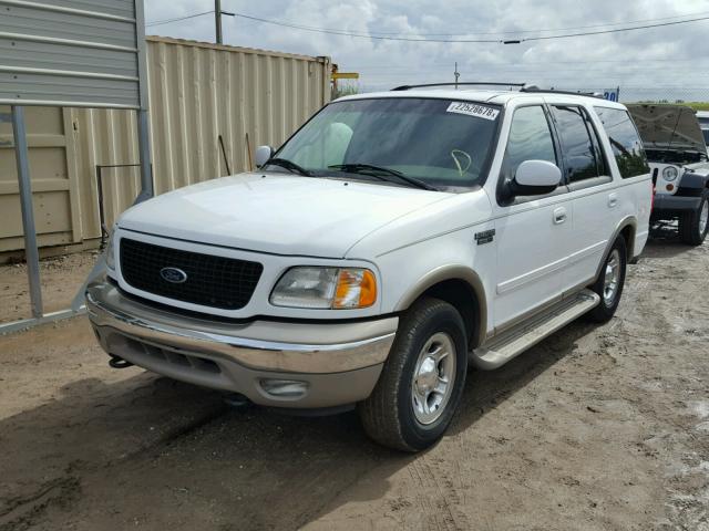 1FMFU18L11LB47359 - 2001 FORD EXPEDITION WHITE photo 2