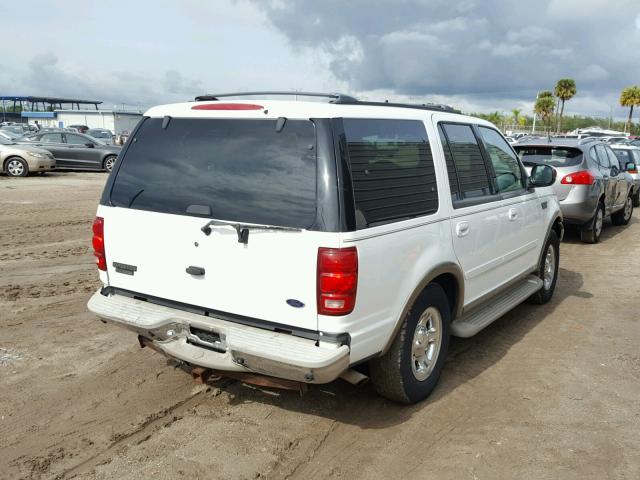 1FMFU18L11LB47359 - 2001 FORD EXPEDITION WHITE photo 4