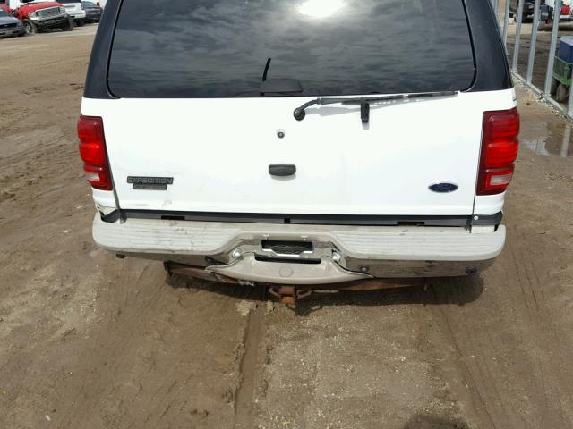 1FMFU18L11LB47359 - 2001 FORD EXPEDITION WHITE photo 9