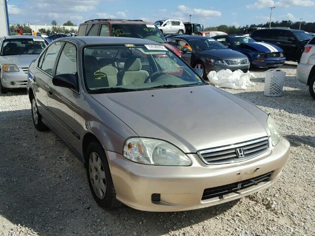 1HGEJ6676YL019089 - 2000 HONDA CIVIC LX TAN photo 1