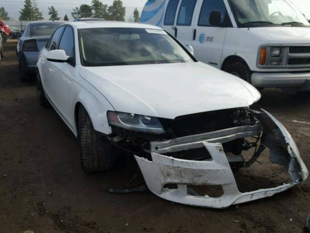 WAUAFAFL4AN007030 - 2010 AUDI A4 PREMIUM WHITE photo 1