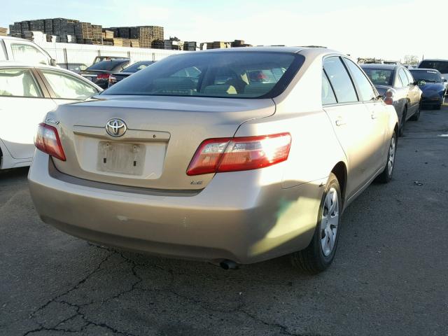 4T1BE46K17U561445 - 2007 TOYOTA CAMRY NEW TAN photo 4