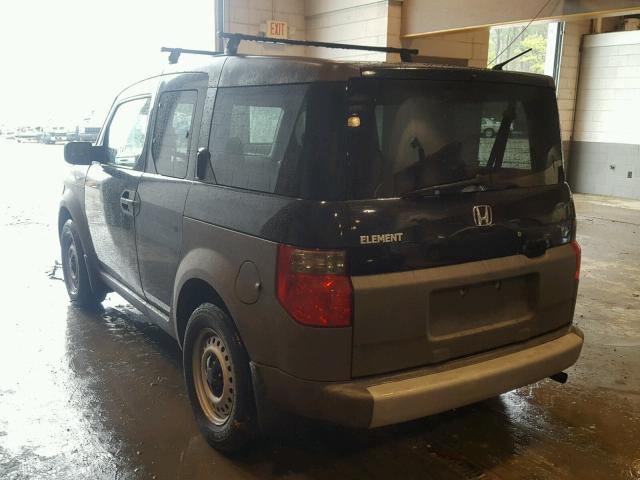 5J6YH17354L000639 - 2004 HONDA ELEMENT LX BLACK photo 3