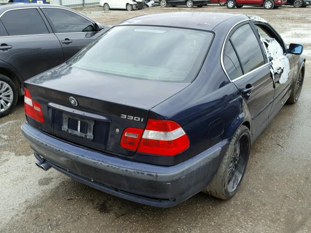 WBAAV53491FK46297 - 2001 BMW 330 I BLUE photo 4