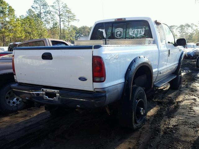 1FTNX21S11EA76344 - 2001 FORD F250 SUPER WHITE photo 4