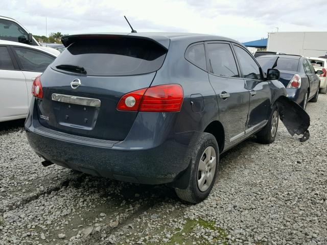 JN8AS5MT0DW024919 - 2013 NISSAN ROGUE S GRAY photo 4