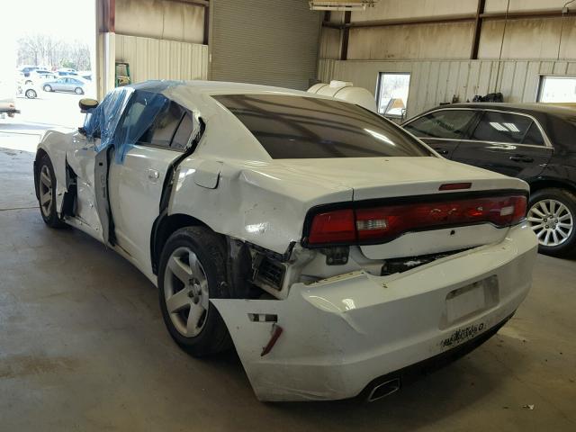 2C3CDXAT4CH201004 - 2012 DODGE CHARGER PO WHITE photo 3
