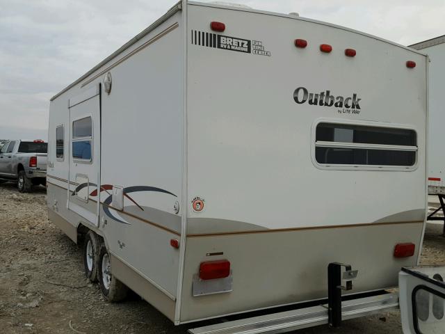 4YDT2502735902686 - 2003 OUTB TRAILER WHITE photo 3