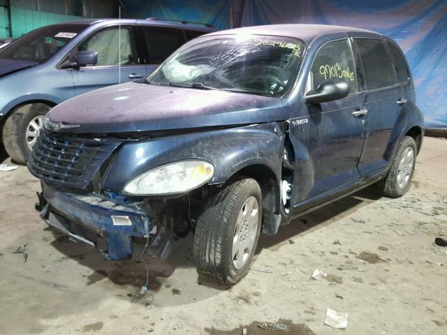 3C4FY58B65T563389 - 2005 CHRYSLER PT CRUISER BLUE photo 2