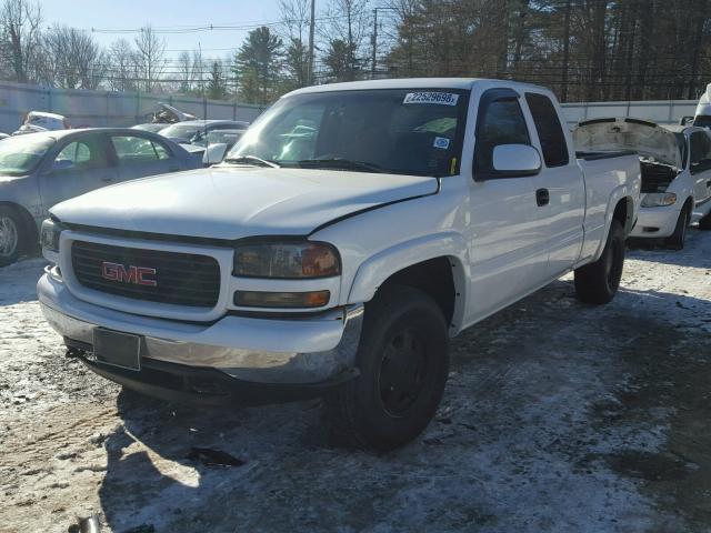 2GTEK19T011384418 - 2001 GMC NEW SIERRA WHITE photo 2