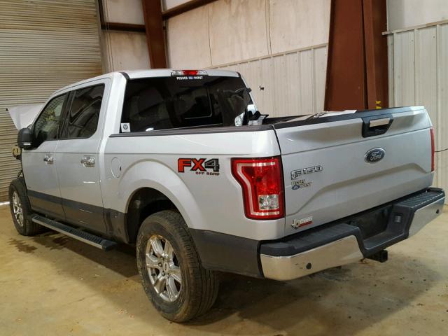 1FTEW1EG5GKD93847 - 2016 FORD F150 SUPER SILVER photo 3