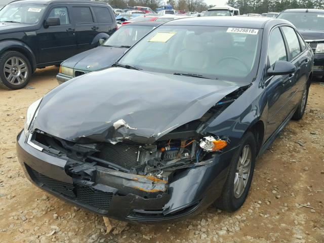 2G1WF5E38D1245415 - 2013 CHEVROLET IMPALA LS GRAY photo 2