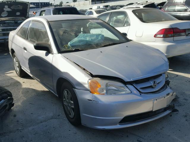 1HGEM22273L062066 - 2003 HONDA CIVIC DX SILVER photo 1