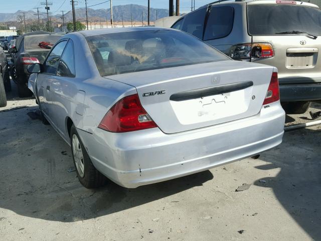 1HGEM22273L062066 - 2003 HONDA CIVIC DX SILVER photo 3