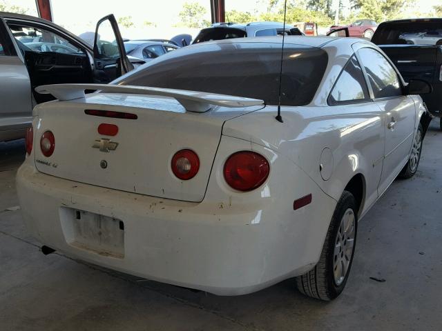 1G1AT18H097178175 - 2009 CHEVROLET COBALT LT WHITE photo 4