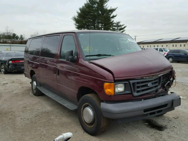 1FBSS31L96HA52836 - 2006 FORD ECONOLINE MAROON photo 1