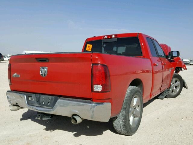 1C6RR6GT5ES249784 - 2014 RAM 1500 SLT RED photo 4