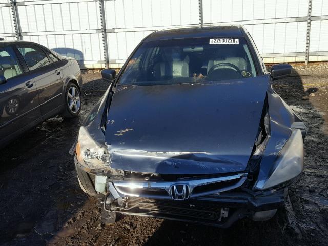 1HGCM66546A051805 - 2006 HONDA ACCORD EX BLUE photo 9