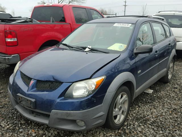 5Y2SL628X3Z479176 - 2003 PONTIAC VIBE BLUE photo 2