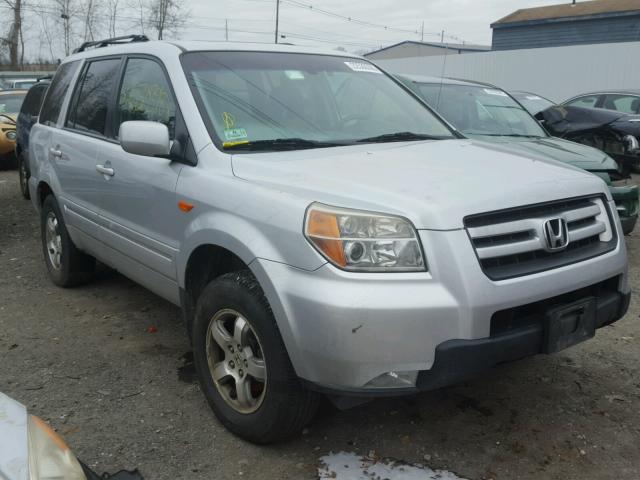 2HKYF18677H528664 - 2007 HONDA PILOT EXL SILVER photo 1