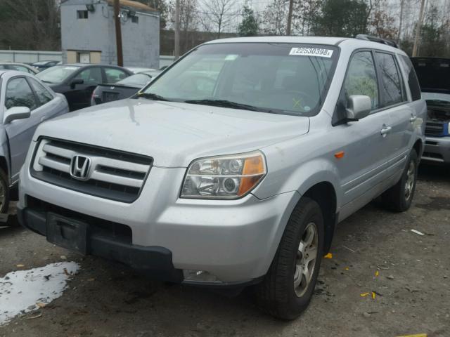 2HKYF18677H528664 - 2007 HONDA PILOT EXL SILVER photo 2