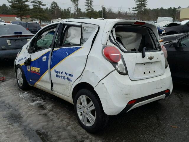 KL8CB6S95DC553214 - 2013 CHEVROLET SPARK LS WHITE photo 3