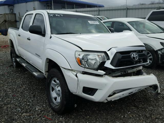 5TFJX4GN2CX008198 - 2012 TOYOTA TACOMA DOU WHITE photo 1