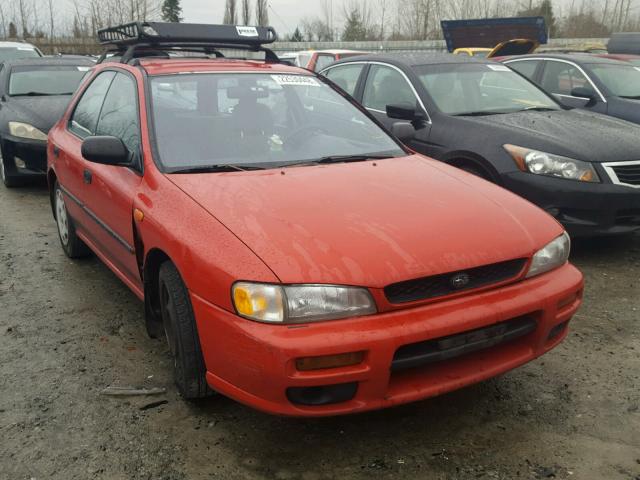 JF1GF4353WH812517 - 1998 SUBARU IMPREZA L RED photo 1