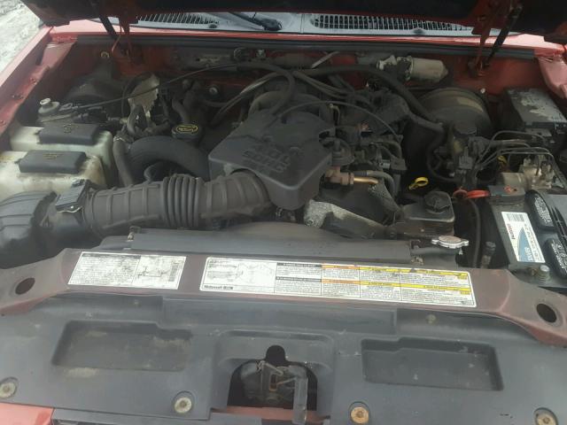 1FMYU60EX2UC01823 - 2002 FORD EXPLORER S 红色 照片 7