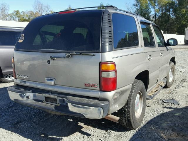 1GKEC13Z22J239368 - 2002 GMC YUKON BEIGE photo 4