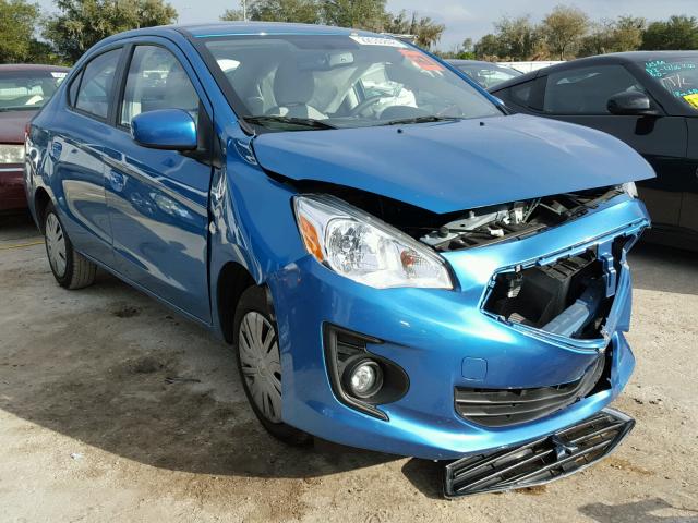 ML32F3FJ0HHF09727 - 2017 MITSUBISHI MIRAGE G4 BLUE photo 1