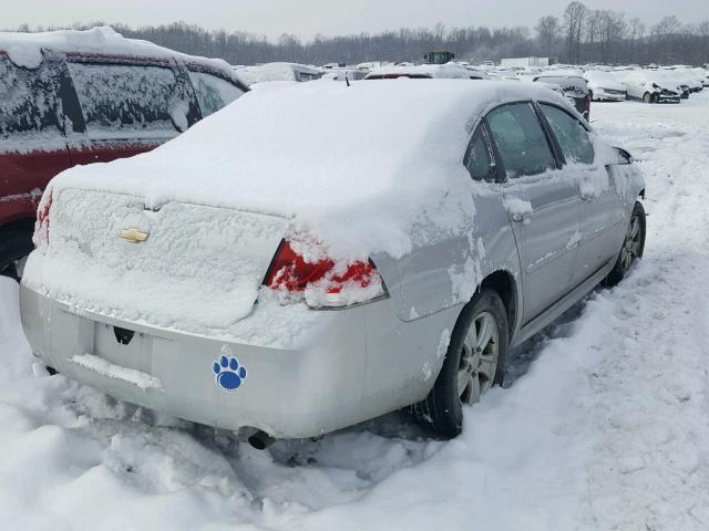 2G1WF5E37D1135150 - 2013 CHEVROLET IMPALA LS SILVER photo 4