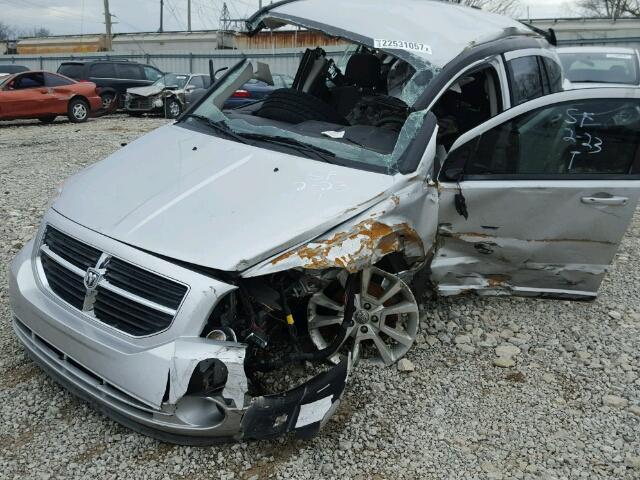 1C3CDWEA6CD575517 - 2012 DODGE CALIBER SX SILVER photo 2